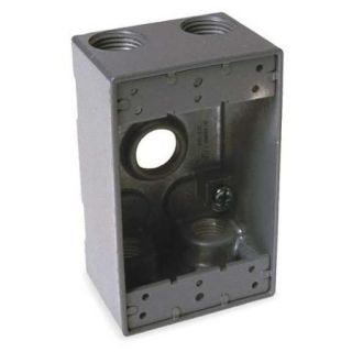 Bell Weatherproof Electrical Box, Aluminum, Gray, 5331 0