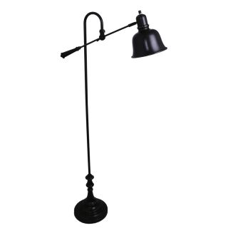 Checkolite International 57 in Oil Rubbed Bronze Torchiere Floor Lamp with Bronze Shade