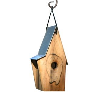 Heartwood 8 in W x 11 in H x 6 in D Natural Bird House