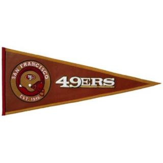 San Francisco 49ers Pigskin Winning Streak Pennant (32", x 13")