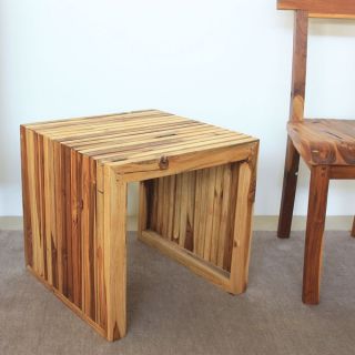 Hand carved Teak Wood End Table (Thailand)   13050815  