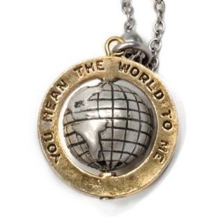 Sweet Romance "You Mean the World To Me" Necklace