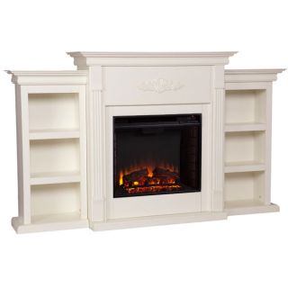 Upton Home Dublin 70 inch Ivory Electric Fireplace   13196985