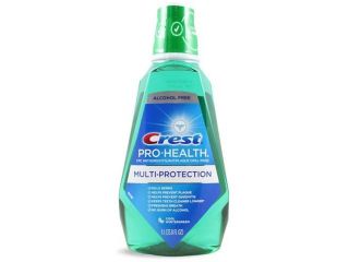 Crest Oral Rinse, Multi Protection, Refreshing Clean Mint 33.8 fl oz (1 lt)