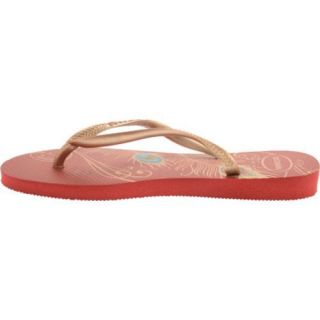 Womens Havaianas Slim Peacock Red   Shopping   Great Deals
