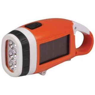 ENERGIZER SOLCKCCBP Solar Carabiner Crank Light, Orange, LED