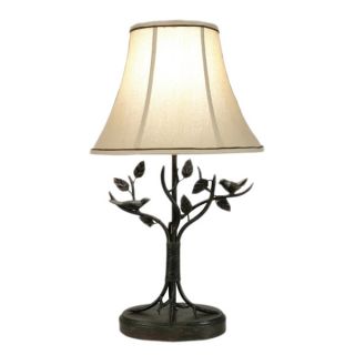 Bronze Bird and Leaf 1 light Table Lamp   16436238  