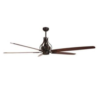 Yosemite Home Decor 70 in. Oil Rubbed Bronze Ceiling Fan with 80 in. Lead Wire WHITAKER ORB NLK