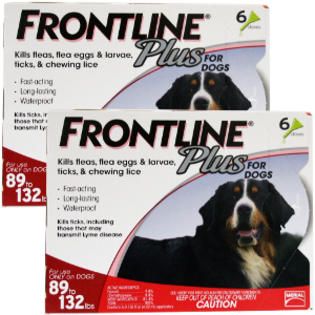 Frontline Plus  Flea & Tick for Dogs 89 132 lbs, 12 Month
