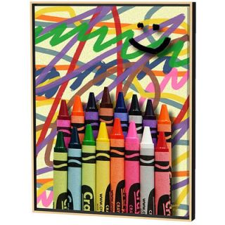Menaul Fine Art Crayons Limited Edition Framed Canvas   Scott J