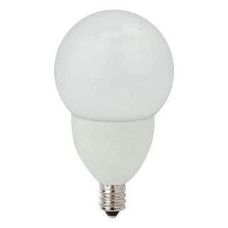 TCP 25W Equivalent Soft White (2700K) G16 Candelabra Dimmable Frosted LED Light Bulb LED4E12G1627KF