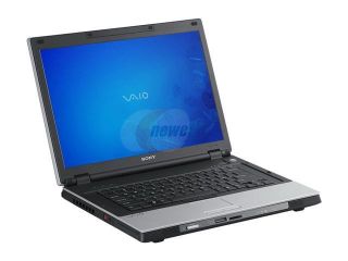SONY Laptop VAIO BX Series VGN BX760PS2 Intel Core 2 Duo T7300 (2.00 GHz) 1 GB Memory 80 GB HDD Intel GMA X3100 15.4" Windows XP Professional