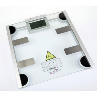 Weighmax Digital Body Fat and Water Bathroom Scale   13386444