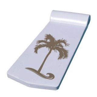 Super Soft Sunsation Luxe White with Bronze Palm Tree Graphic Pool Float 8021604