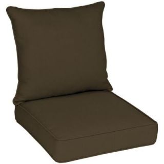 Hampton Bay Reversible Java Texture Quick Dry Outdoor Cushion Set DISCONTINUED FC01002A 9D1