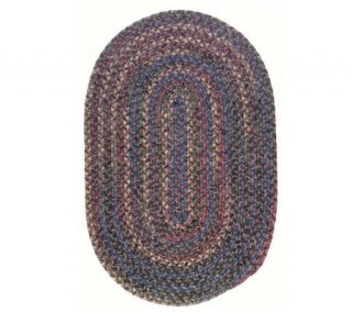 Twilight 5 x 8 Oval Wool Blend Braided Rug byColonial Mills   H129652 —