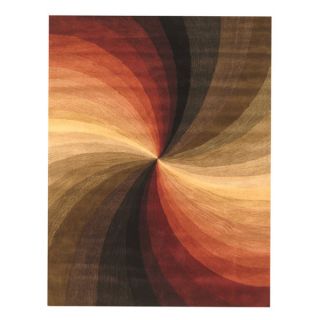 Hand Tufted Swirl Wool Area Rug (5 x 8)   10572324  