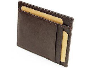 RFID Blocking Hammer Anvil Front Pocket Wallet Thin Slim Leather Multi Card Case