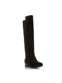 Steve Madden Pullon elastic gusset high boots Black