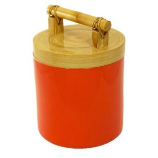 Bodhi Tree Collections 64 Ounce Spun Bamboo and Lacquer Canister