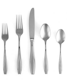 Gorham 18/10 Flatware, Tulip Frosted 5 Piece Place Setting
