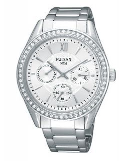 Pulsar Watch, Womens Chronograph Stainless Steel Bracelet PP6009