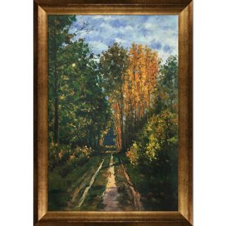 Wooded Path by Claude Monet Framed Painting Print by Tori Home