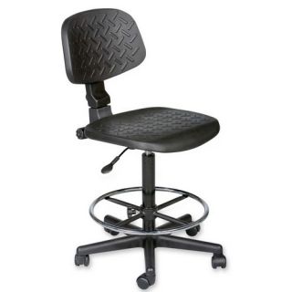 Height Adjustable Trax Stool with Dual Wheel