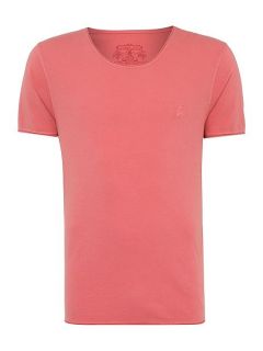 Label Lab Band Pigment Jersey T Shirt Washed Red