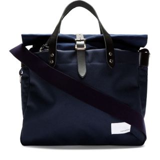 Nanamica Navy Roll Top Briefcase