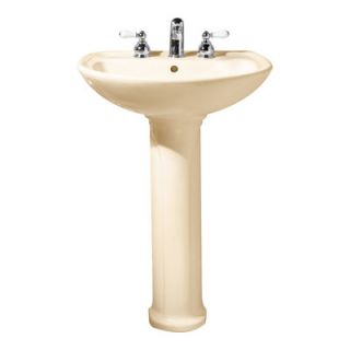 American Standard Cadet Pedestal Bathroom Sink   0236