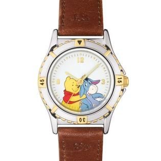 Disney Pooh Eeyore Watch with Brown Strap   Jewelry   Watches