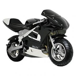 MotoTec Gas Pocket Bike Black   Fitness & Sports   Wheeled Sports