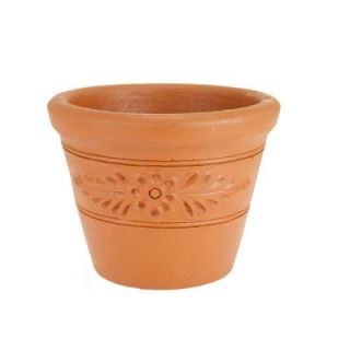 PR Imports 10 in. Round Terra Cotta Clay Vase V9