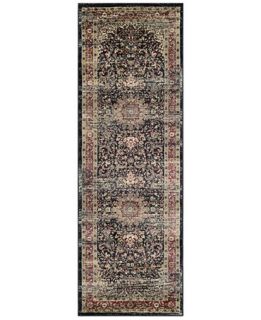 Couristan HARAZ HAR439 Black 27 x 710 Runner Rug   Rugs