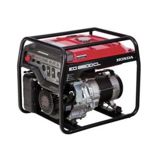Honda 6500 Watt Gasoline Generator with GFCI Duplex Outlet Protection and GX390 OHV Commercial Engine EG6500C