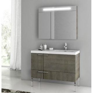ACF by Nameeks ACF ANS23 LC New Space 39 in. Single Bathroom Vanity Set   Larch Canapa