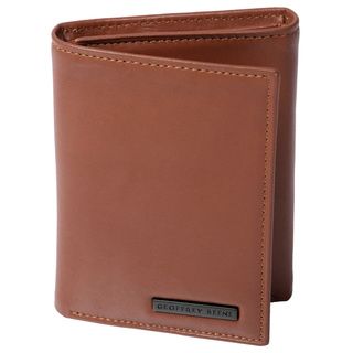 Geoffrey Beene Mens Leather Tri fold Wallet   Shopping
