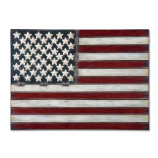 Marmont Hill Art Collective American Flag Canvas Art