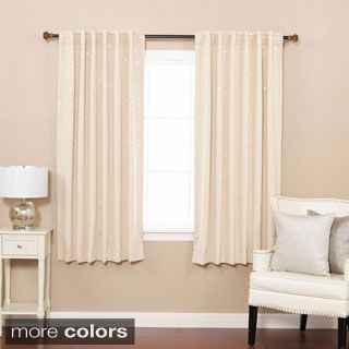 Aurora Home Solid Insulated Thermal Blackout 63 inch Curtain Panel