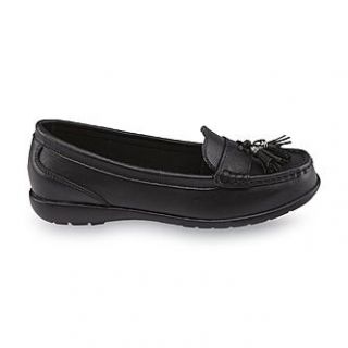Thom McAn Womens Caeley Black Loafer   Wide Width Available