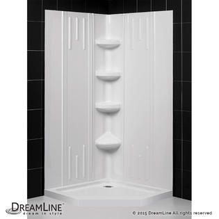 Dreamline SlimLine 38 by 38 Neo Shower Tray and QWALL 2 Shower