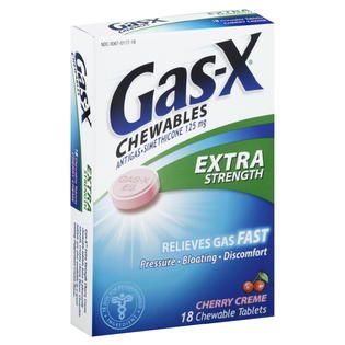 Gas X  Anti Gas, Extra Strength, 125 mg, Chewable Tablets, Cherry