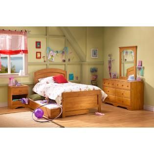 South Shore  Prairie Twin Trundle Bed   Country Pine