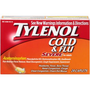 Tylenol Caplets Posted 7/1/2013 Cold & Flu Severe