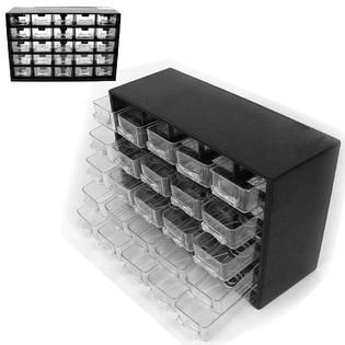 Stalwart 25 Compartment Durable Plastic Hardware Storage Box   Tools