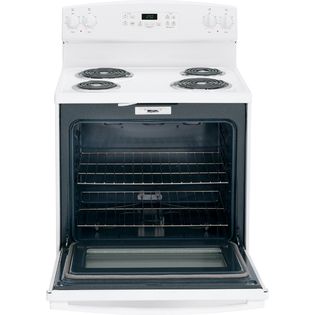 GE 5.3 cu. ft. Free Standing Electric Range   White   Appliances
