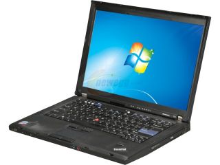 Refurbished Lenovo Laptop T61 Intel Core 2 Duo 2.00 GHz 4 GB Memory 320 GB HDD 14.1"