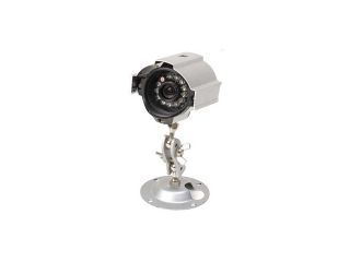 Q See QD28414W 420 TV Lines MAX Resolution BNC (F), 12VDC 2.1mm (F) Outdoor 3.6mm Color CCD Camera   30ft Night Vision