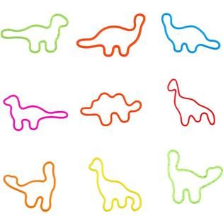 Trademark Games  Groooovy Bandzzzz Shaped Rubber Bands  Dinosaurs   24